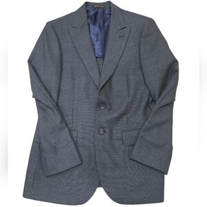 Joa A Bank Reserve Sport Coat Blazer 38R Mens Gray Check 100% Wool